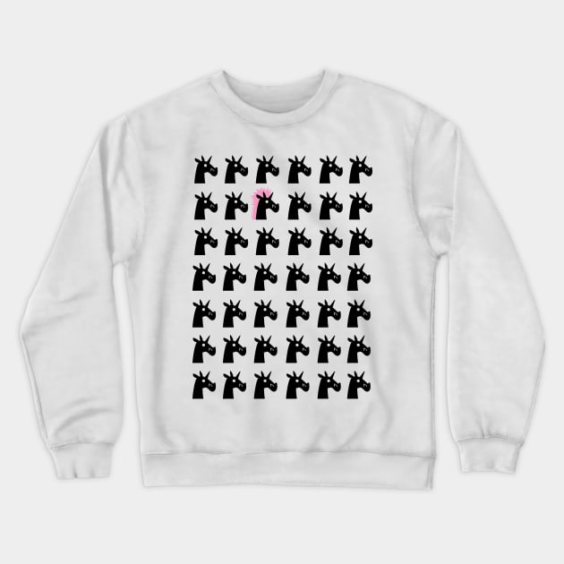 Hairdo Unicorn V2 Crewneck Sweatshirt by Thatssounicorny